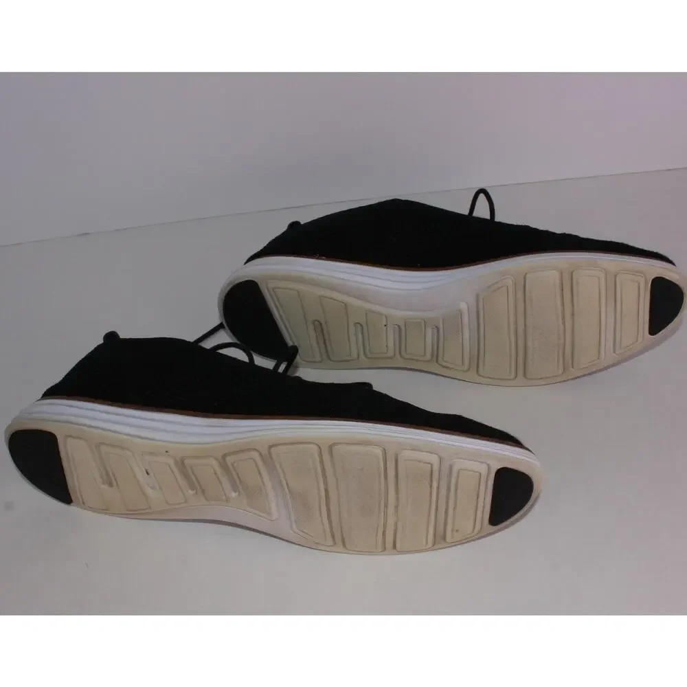 Cole Haan Womens Grand OS Sneakers Black Stitchlite Size 9B Gently Used